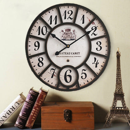 Orologio da parete Stemma château vintage