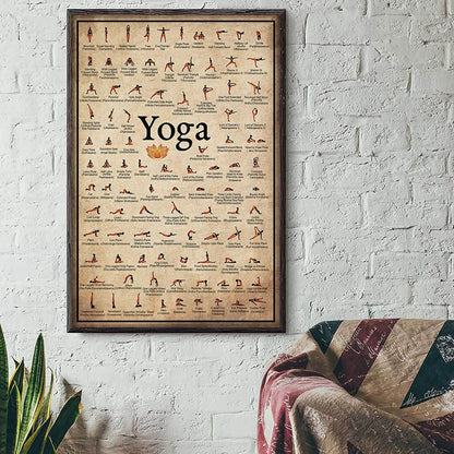 Poster Posa di yoga