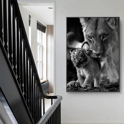 Quadro Leonessa Bianco e Nero