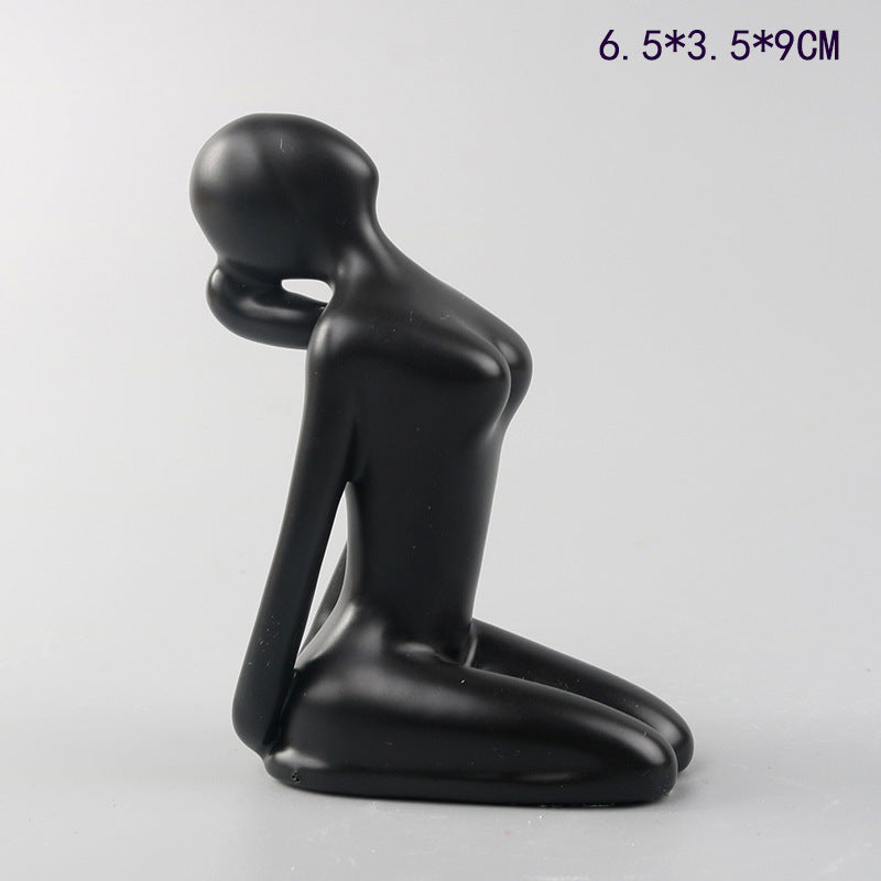 Scultura ragazza yoga