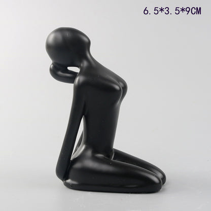Scultura ragazza yoga