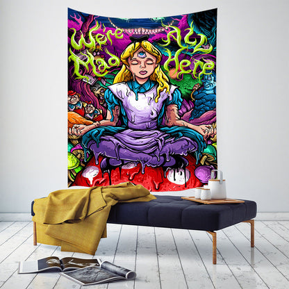 Arazzo Hippie Psicodelico
