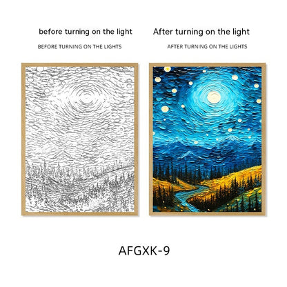 Quadro Cielo Stellato Illuminato