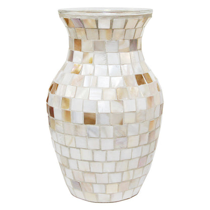 Vaso vetro nordico conchiglie