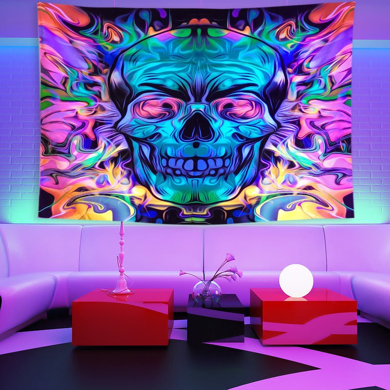 Arazzo mandala fluorescente