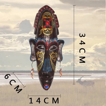 Maschera africana resina