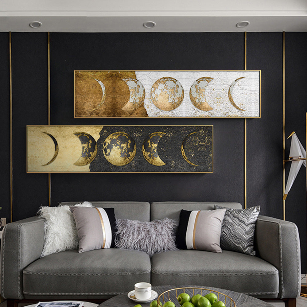 Quadro luna oro