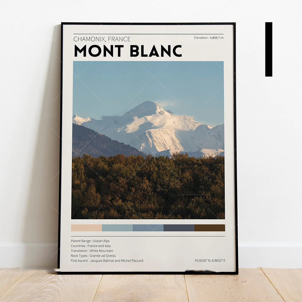 Quadro cima alpina