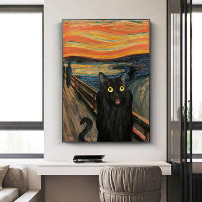 Poster gatto nero