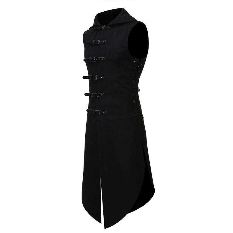 Top di pelle stile medievale