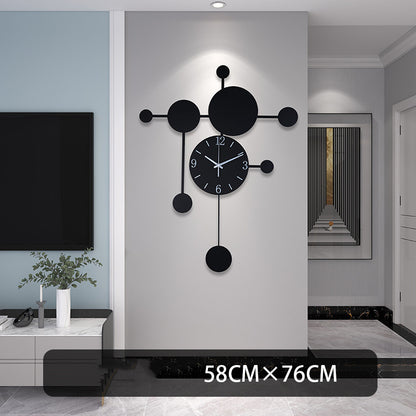 Orologio da parete Sfere nere geometrico