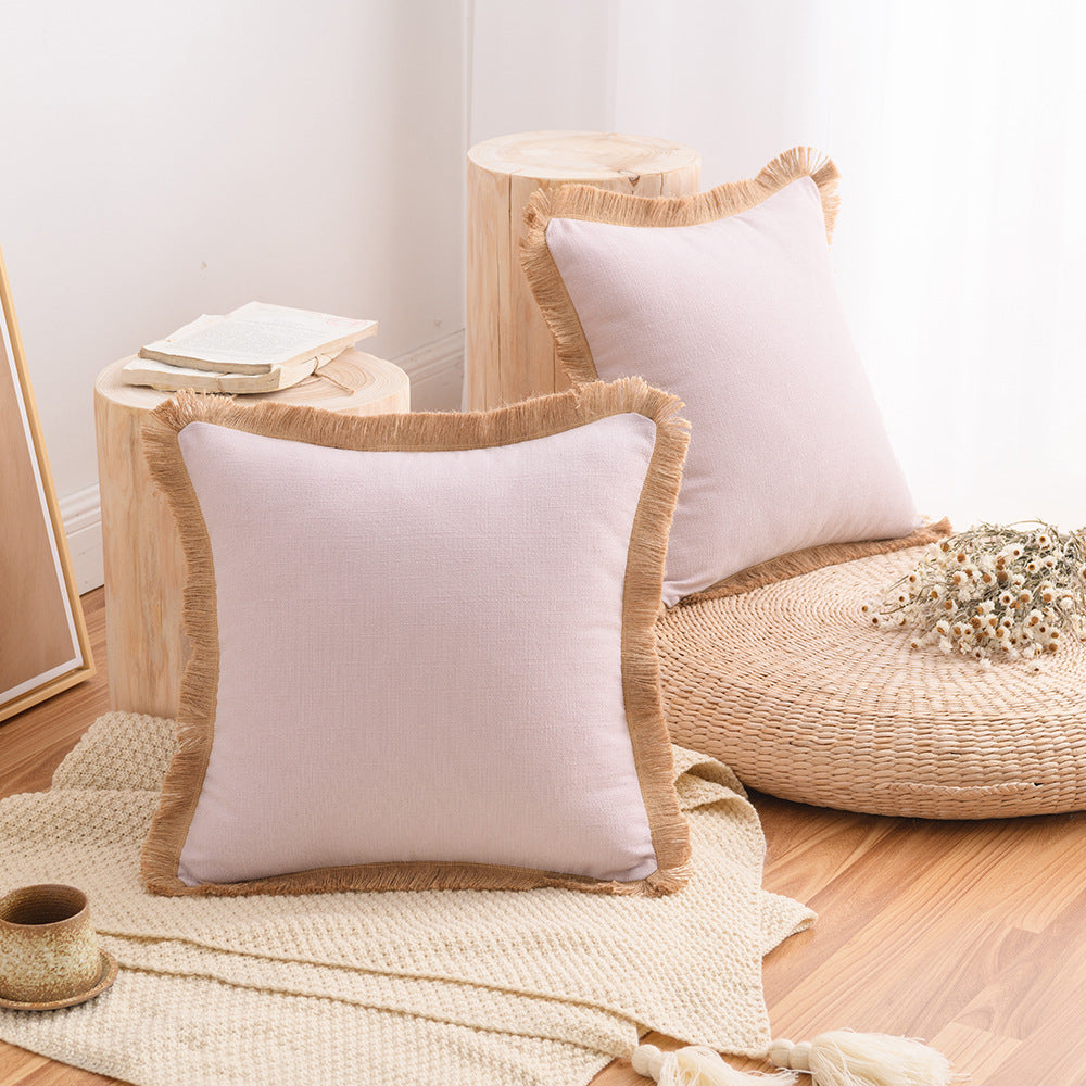 Cuscino cotone-lino stile nordico