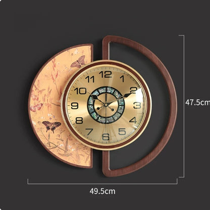 Orologio da parete Farfalle fiori