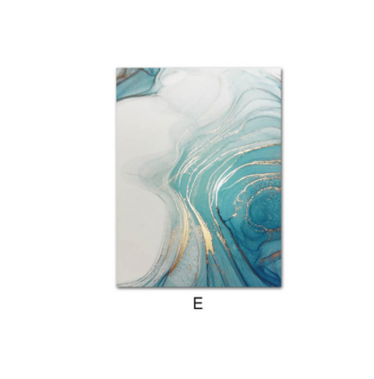 Quadro Astratto Effetto Liquido