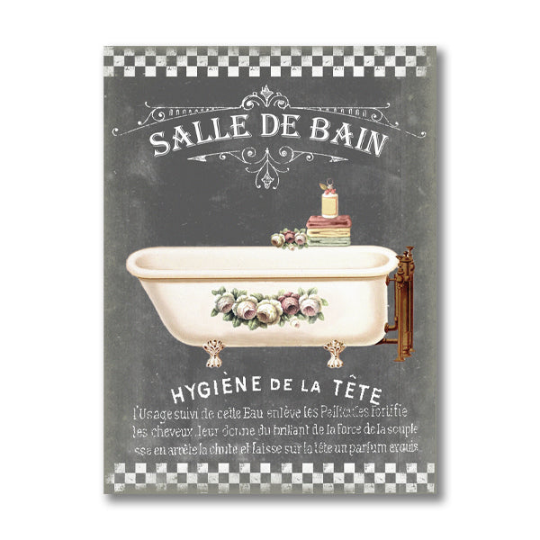 Poster bagno vintage