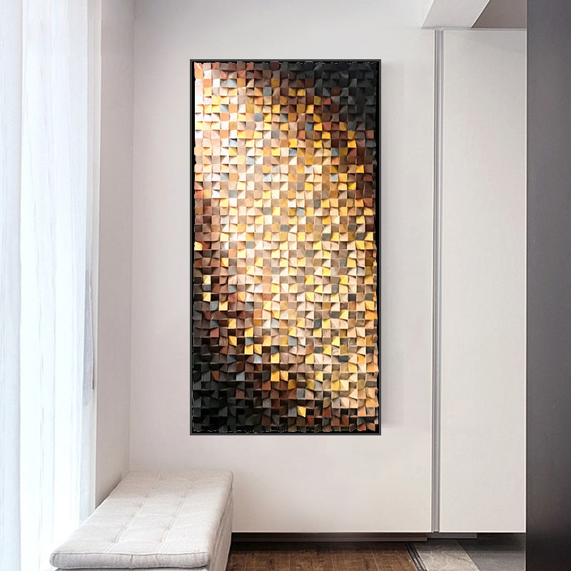 Quadro mosaico legno