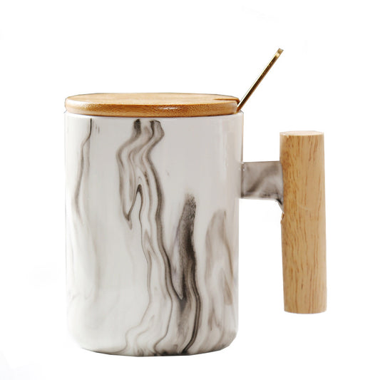 Tazza ceramica marmorizzata