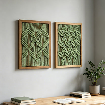 Decorazione tessuta in cotone