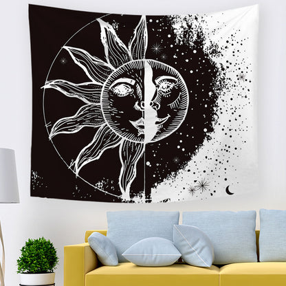 Tappeto Sole Luna Stelle
