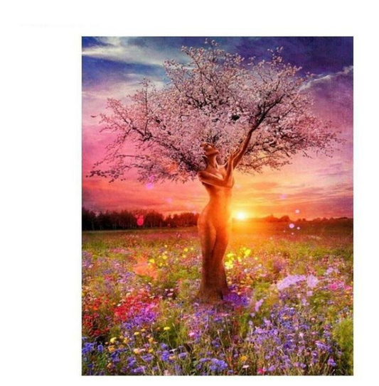 Quadro su tela Albero luminoso