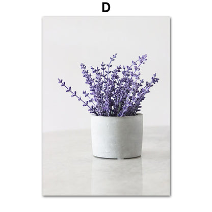 Poster lavanda e bicicletta