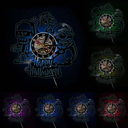 Orologio da parete Teschi halloween