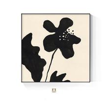Quadro orchidea bianco nero