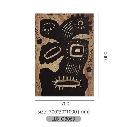 Quadro wabi-sabi dipinto a mano