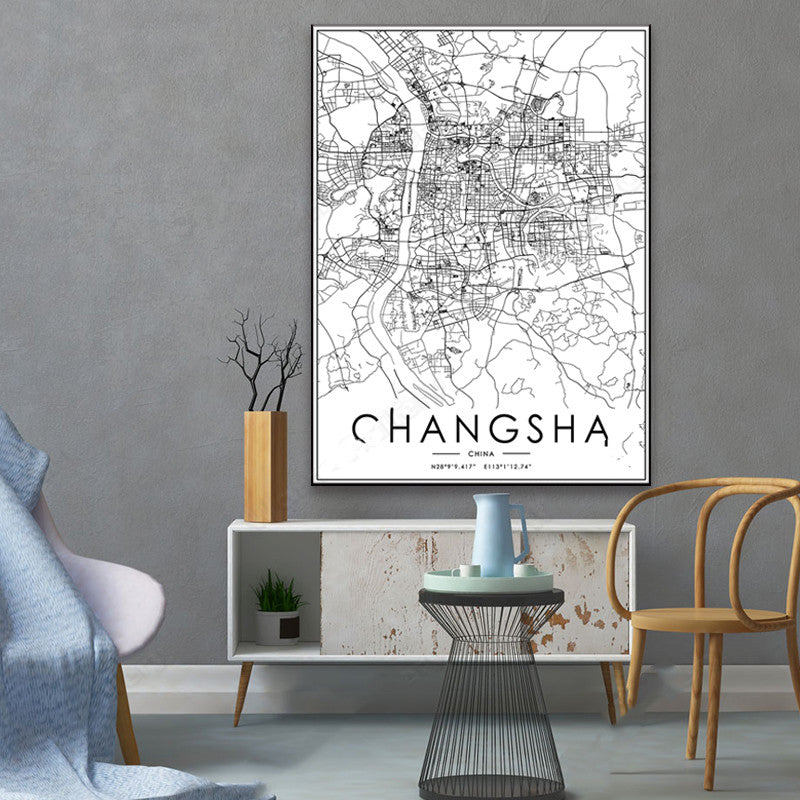 Poster Mappa Città