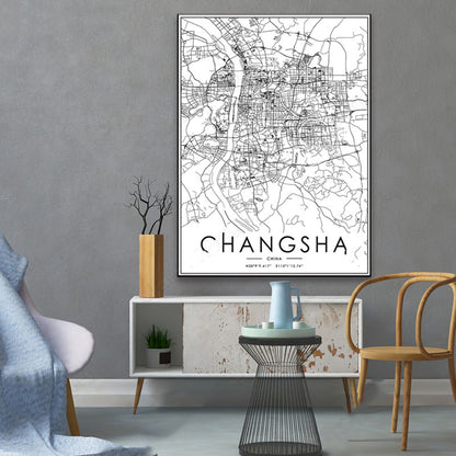 Poster Mappa Città