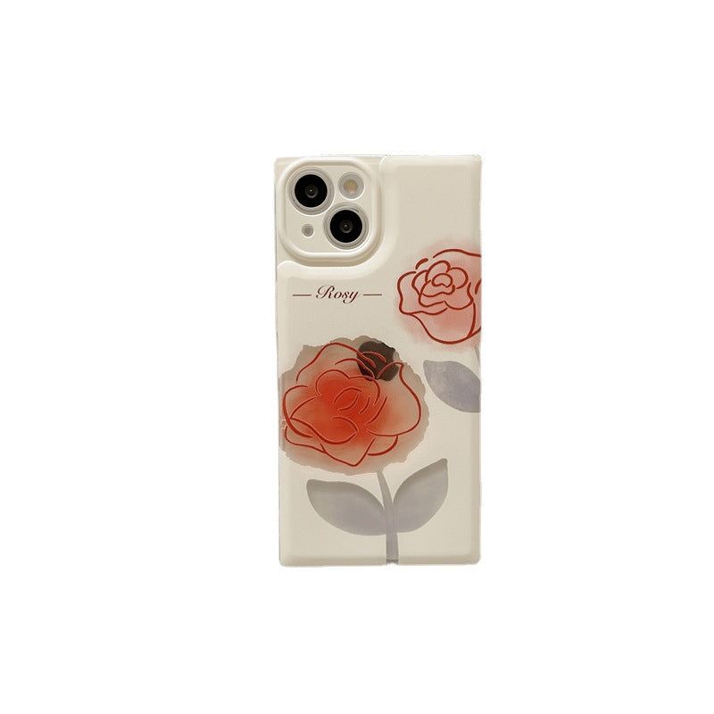 Catena telefono rose dipinto