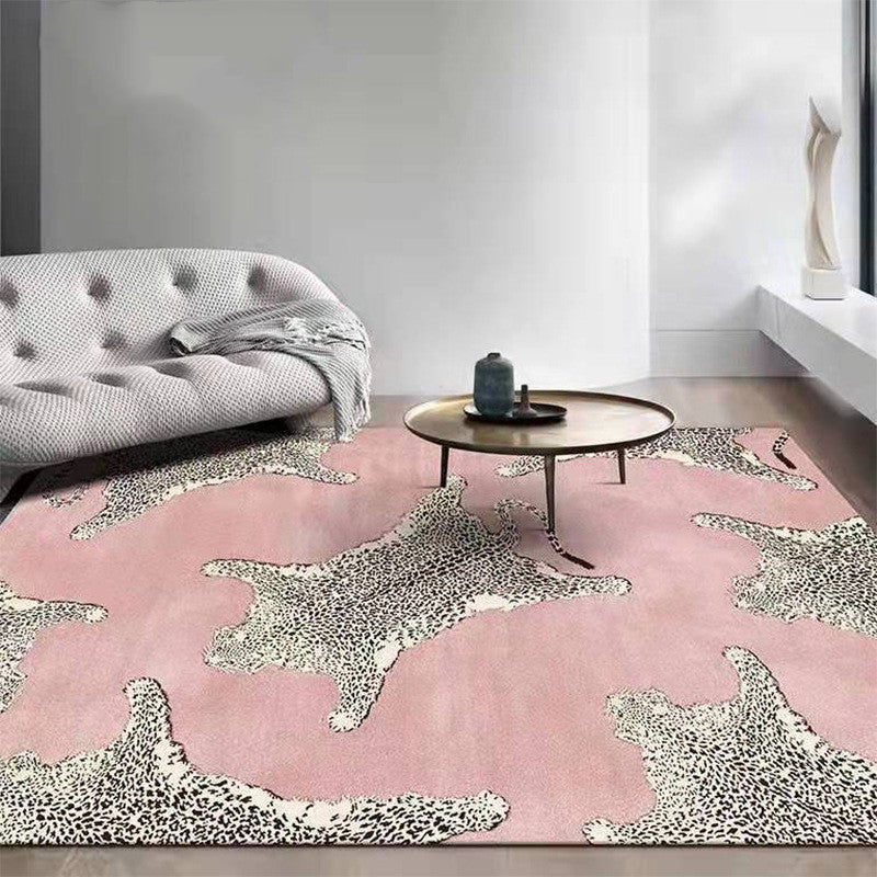 Tappeto in cashmere quadrato
