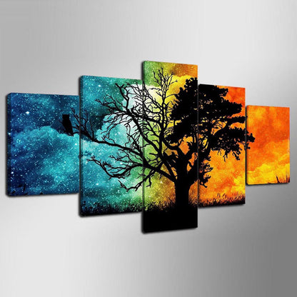 Quadro albero astratto