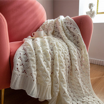 Coperta maglia diamante