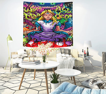 Arazzo Hippie Psicodelico