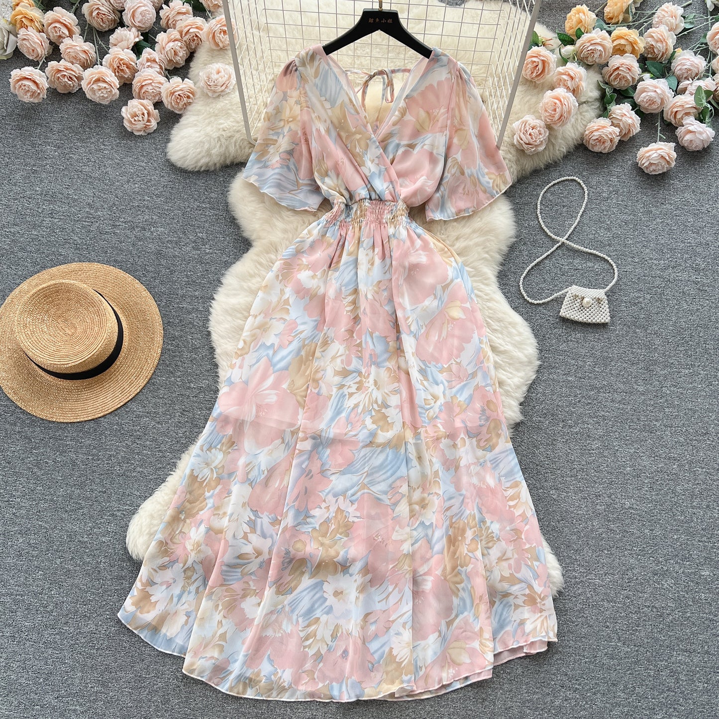 Vestito Stampa Retro