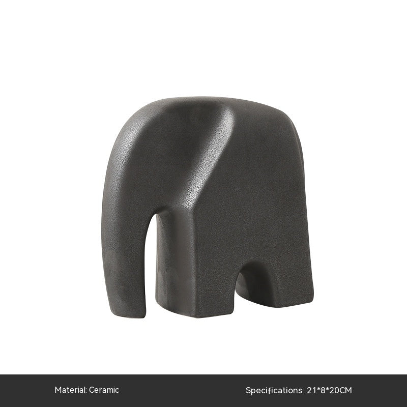 Scultura elefante in ceramica