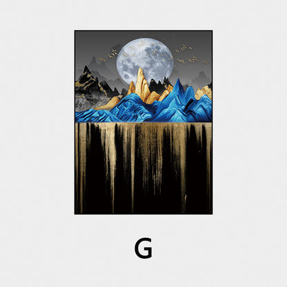 Quadro Luna e Alberi