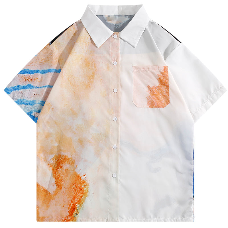 Camicia Uomo Dipinta