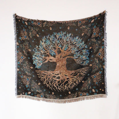 Coperta bohemian con nappine