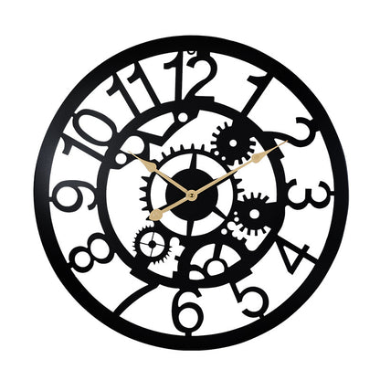 Orologio da parete Ingranaggi visibili industriale