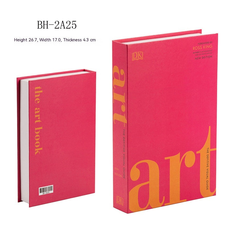 Decorazione libri minimalista