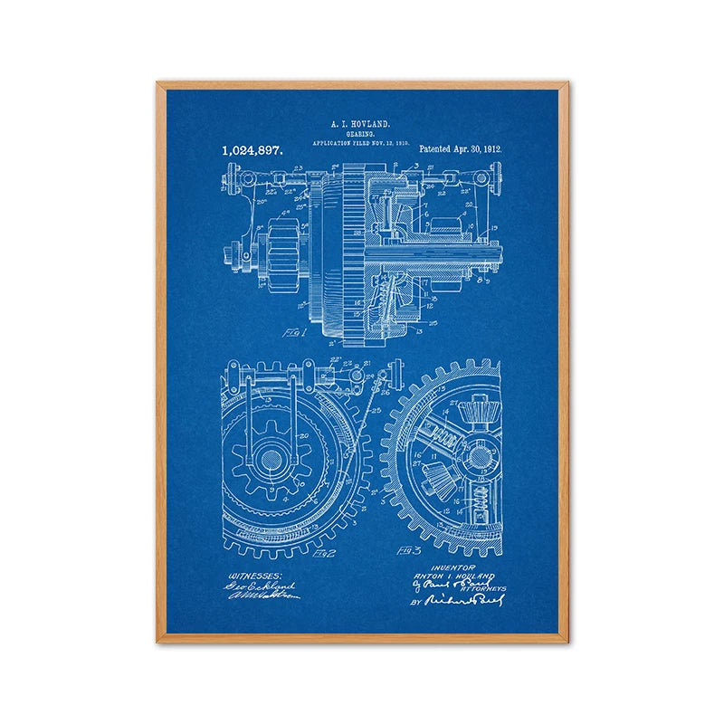 Quadro ingranaggi industriale
