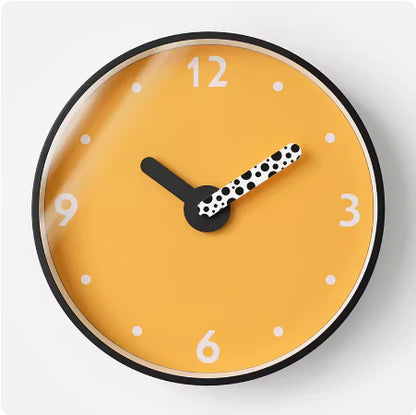 Orologio da parete Colore giallo pois