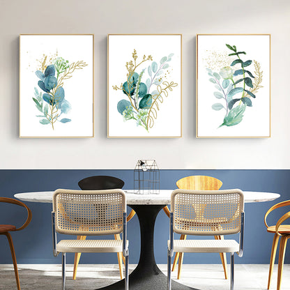 Quadro Verde e Oro