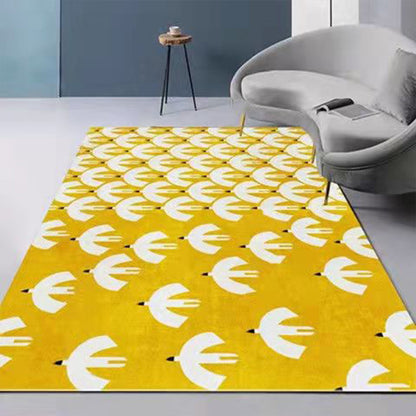 Tappeto in cashmere quadrato
