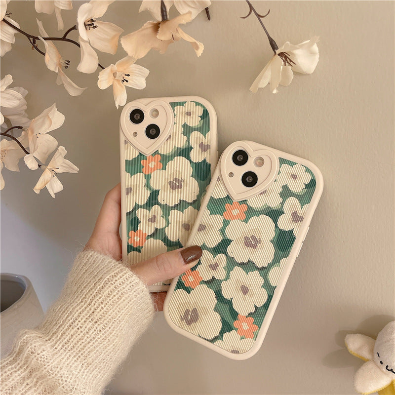 Custodia Telefono Fiori Dipinti
