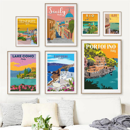 Quadro Costa Amalfitana