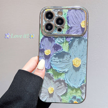 Custodia Telefono Fiori Dipinti
