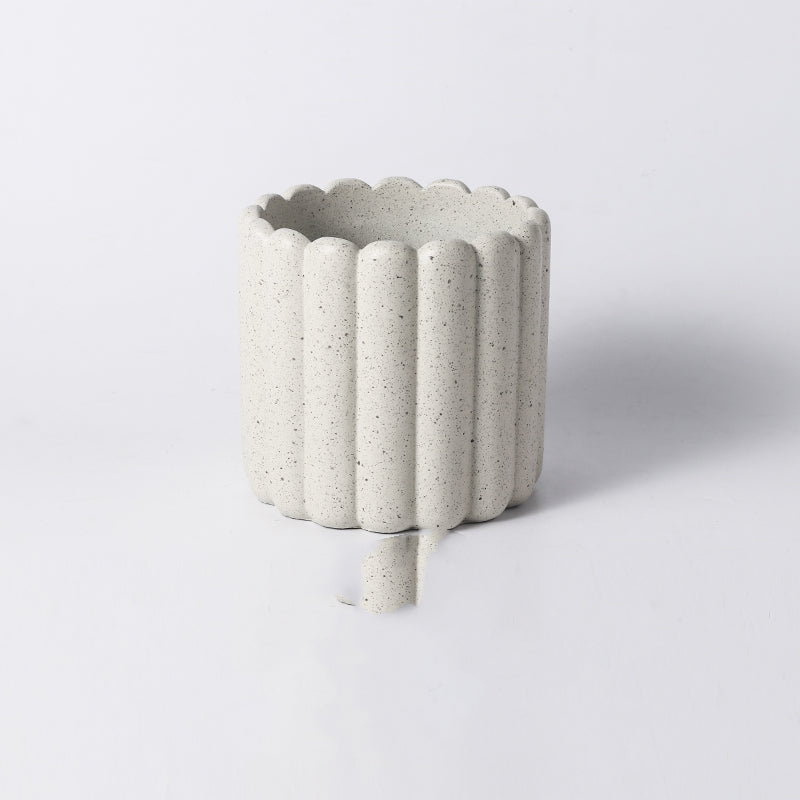 Vaso cemento nordico